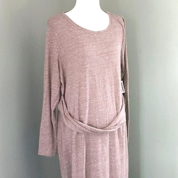 Old Navy Rose Maternity Dress with Adjustable Belt Sz XL - Picture 8 of 12